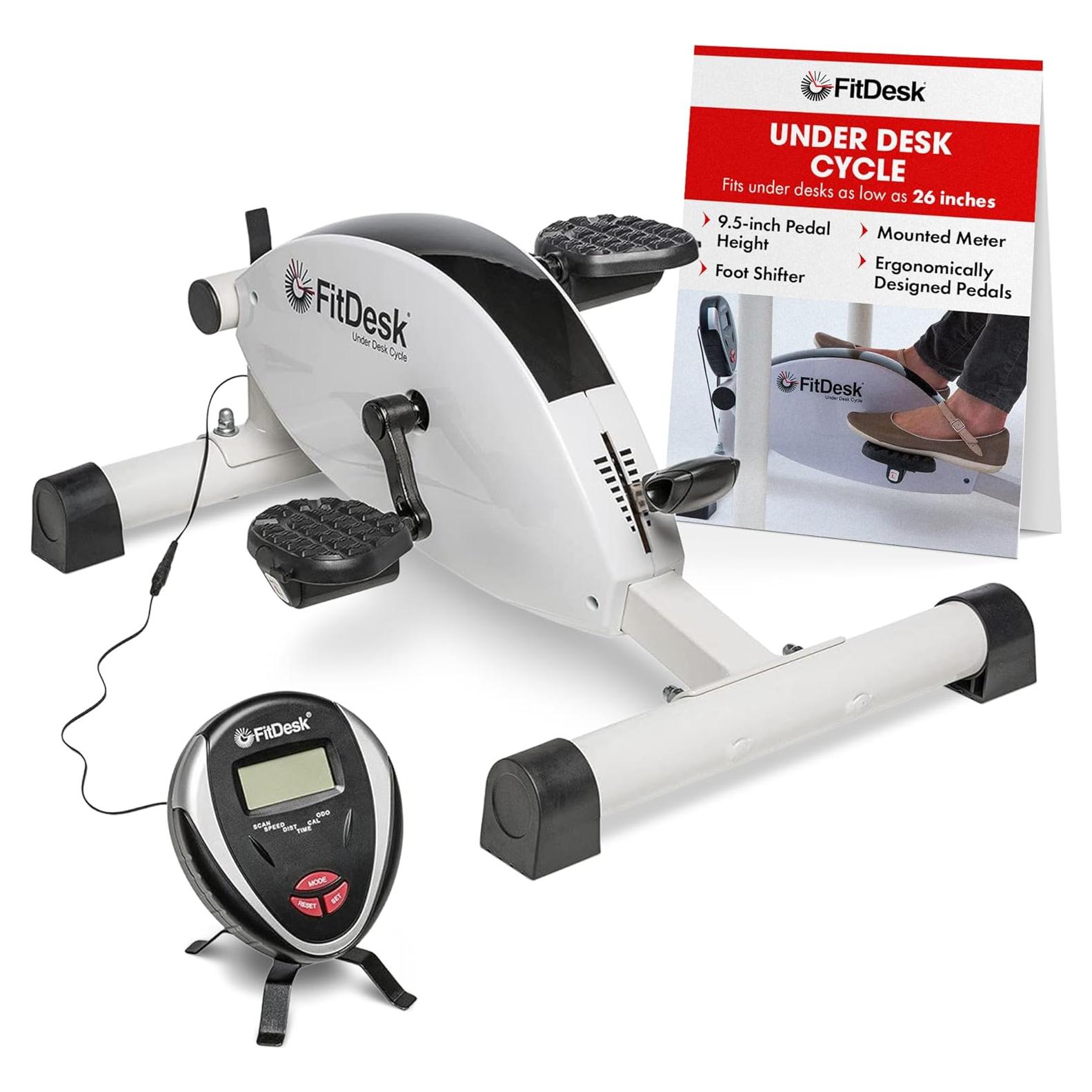 FitDesk Ciclo Bajo Escritorio Magnético 8 Niveles Resistencia