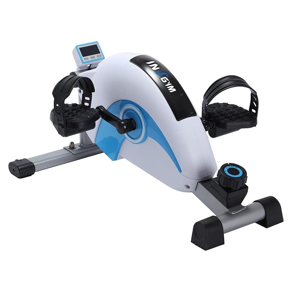Ejercitador de Pedales Mini InsGym con Pantalla LCD y Resistencia Ajustable