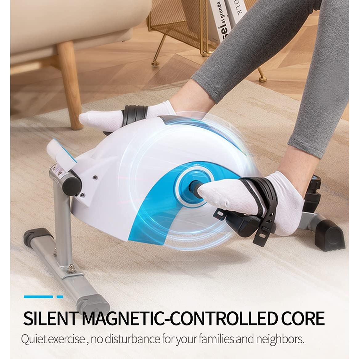 Ejercitador de Pedales Mini InsGym con Pantalla LCD y Resistencia Ajustable