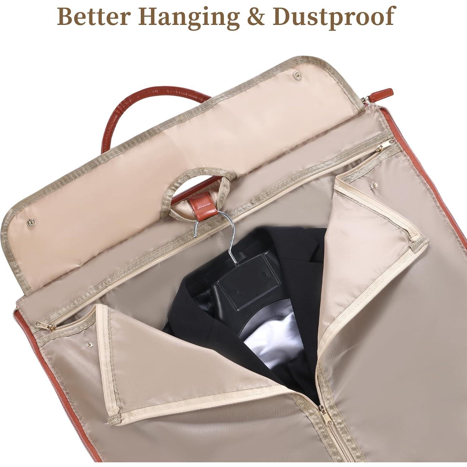 Bolsa de viaje tipo duffle ZHOUMADE negra 2 en 1 para ropa