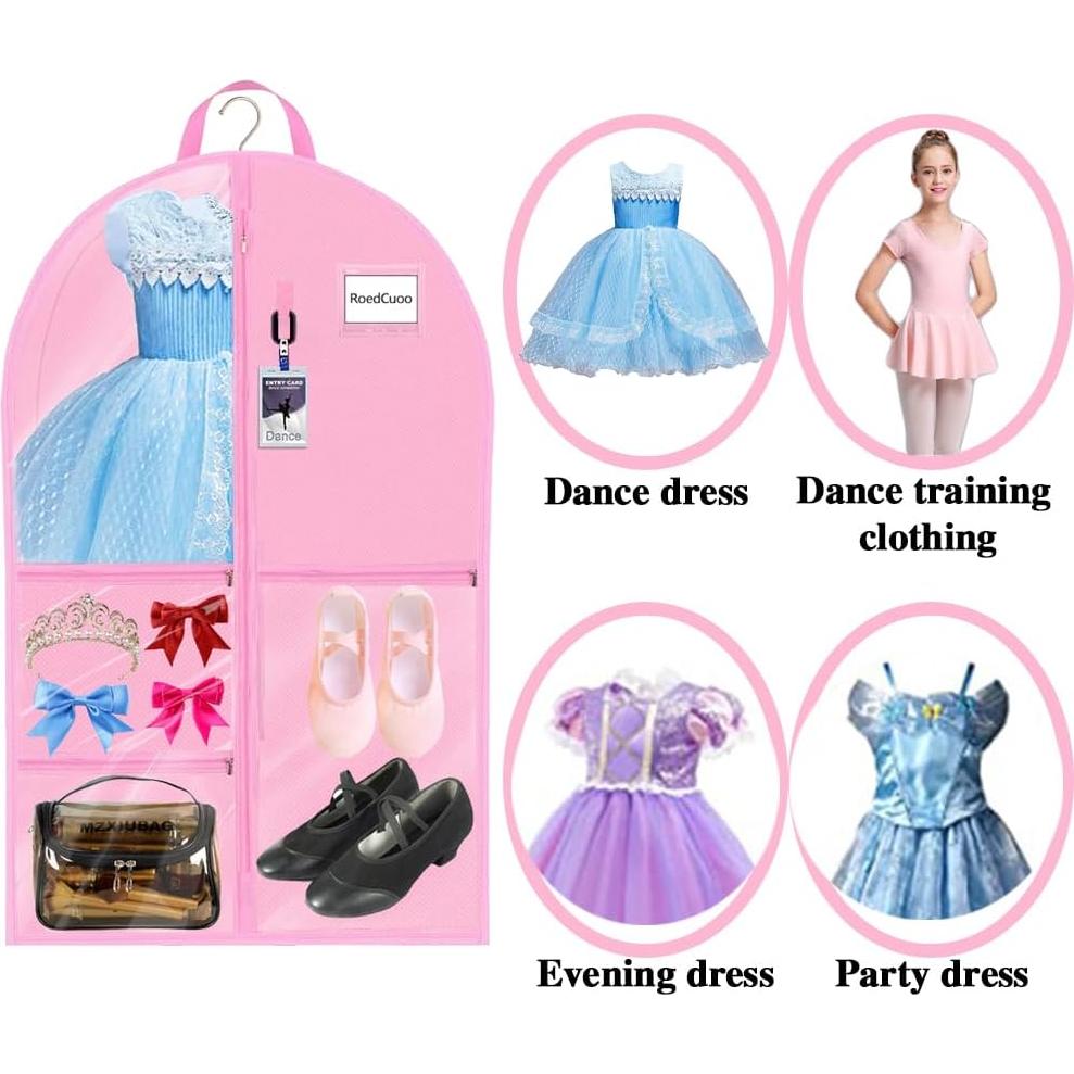 Bolsa de Vestuario para Danza RoedCuoo Rosa 101.6x61 cm
