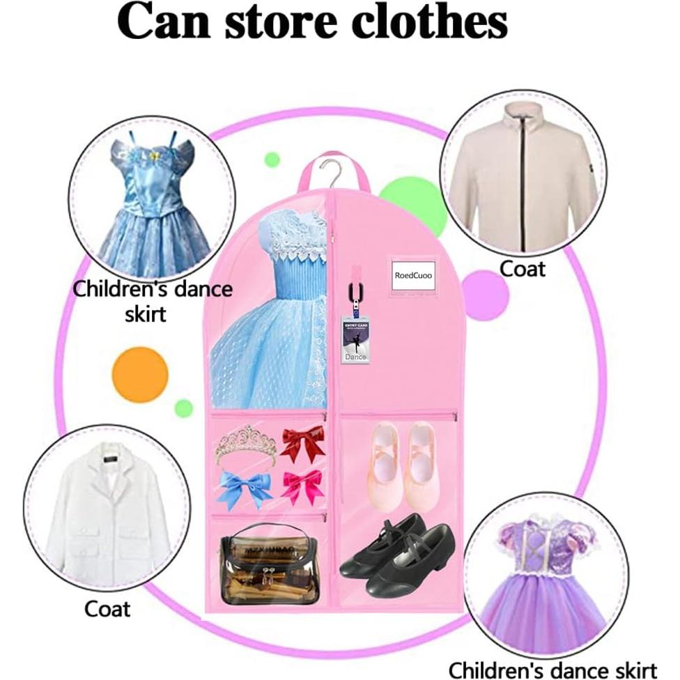 Bolsa de Vestuario para Danza RoedCuoo Rosa 101.6x61 cm