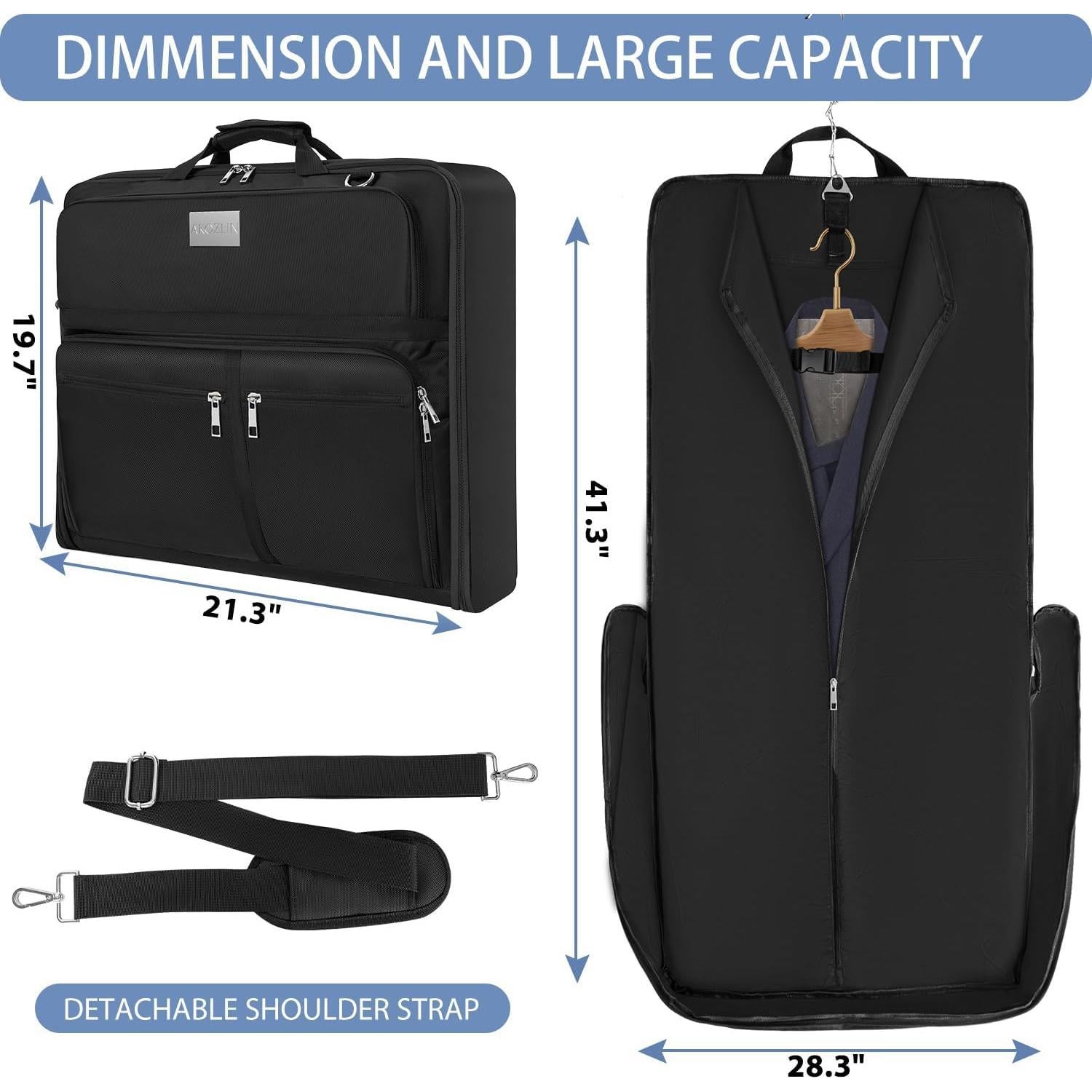 Bolsa de Ropa de Viaje AKOZLIN Plegable 104.9x71.9cm