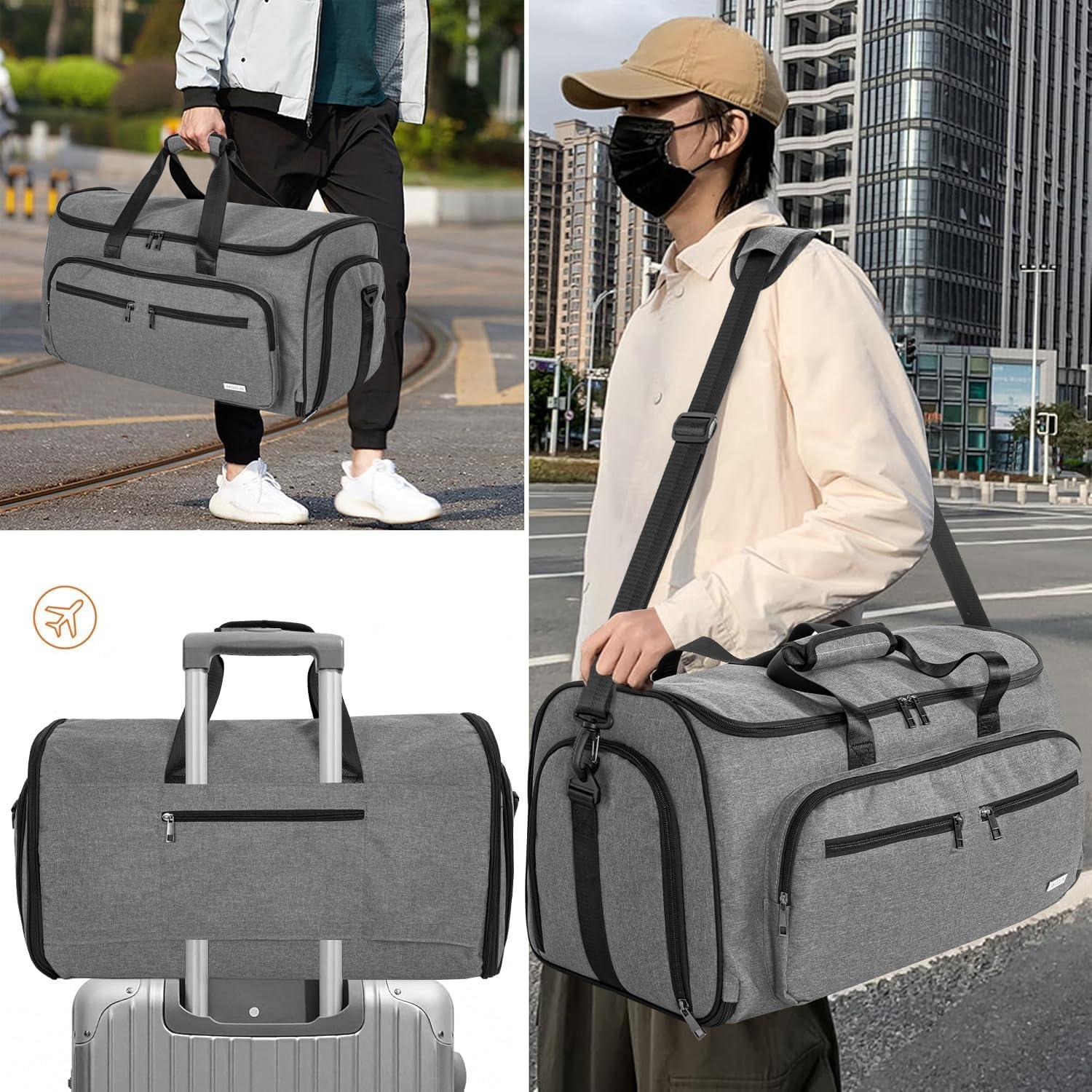 Bolsa de Ropa Convertible AKOZLIN 3 en 1 Gris 51L