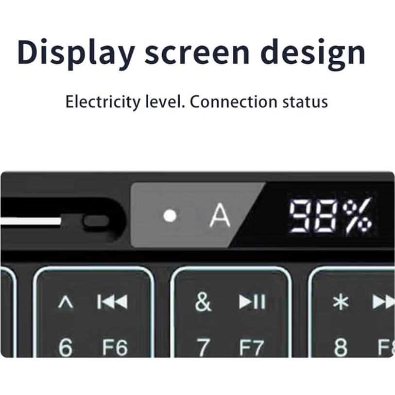 Teclado Bluetooth Plegable JOMAA con Touchpad y RGB