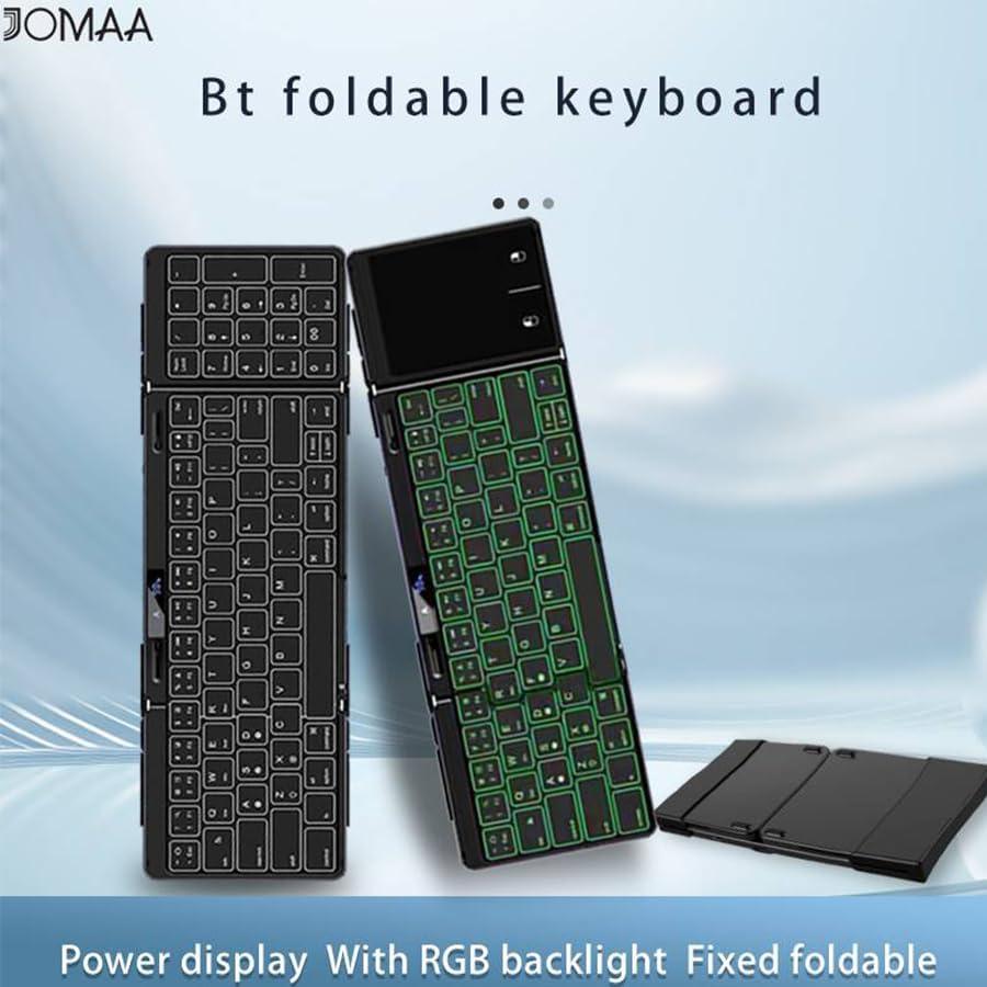 Teclado Bluetooth Plegable JOMAA con Touchpad y RGB