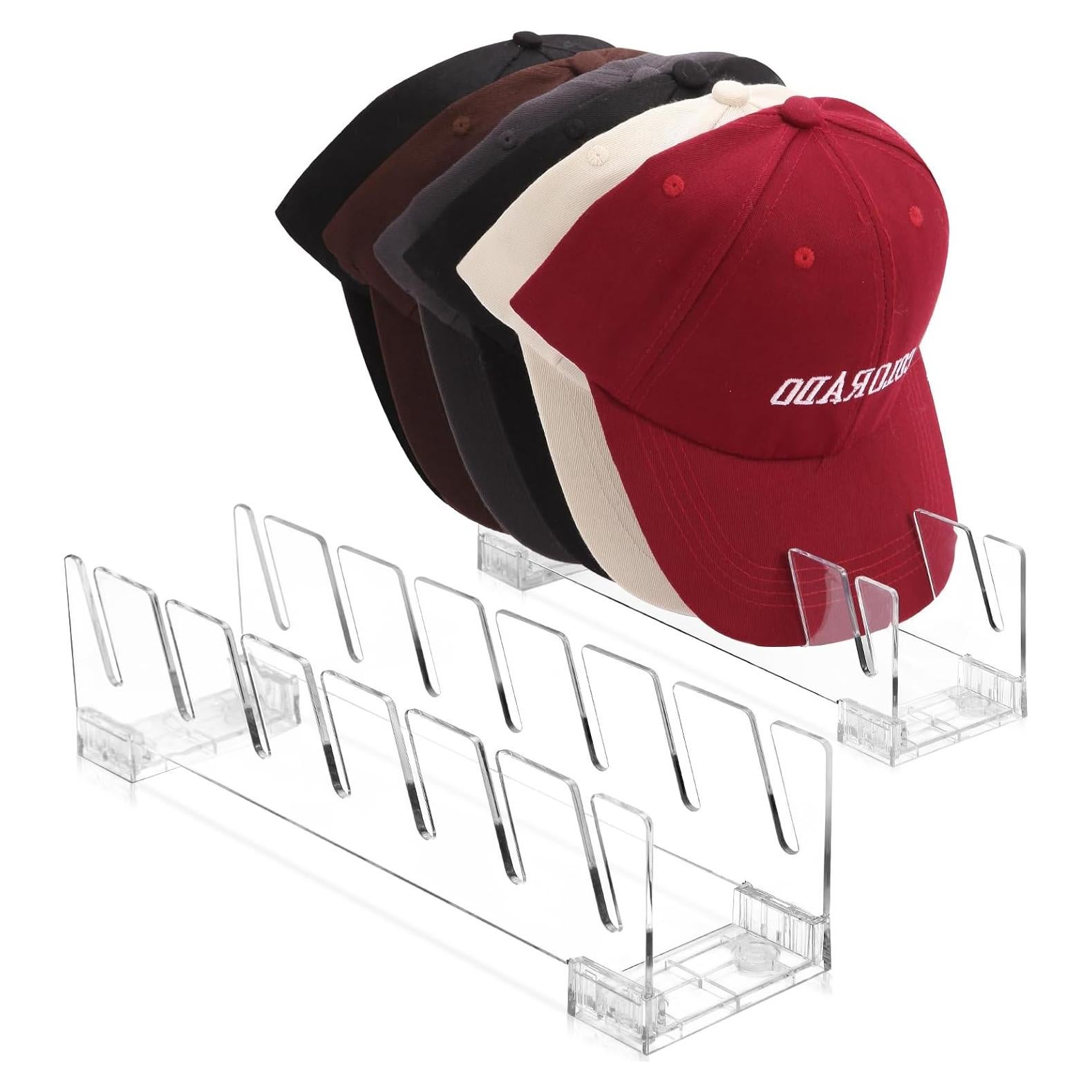 Soporte para Gorras COKIHOM 2 Paquete Organizador Transparente