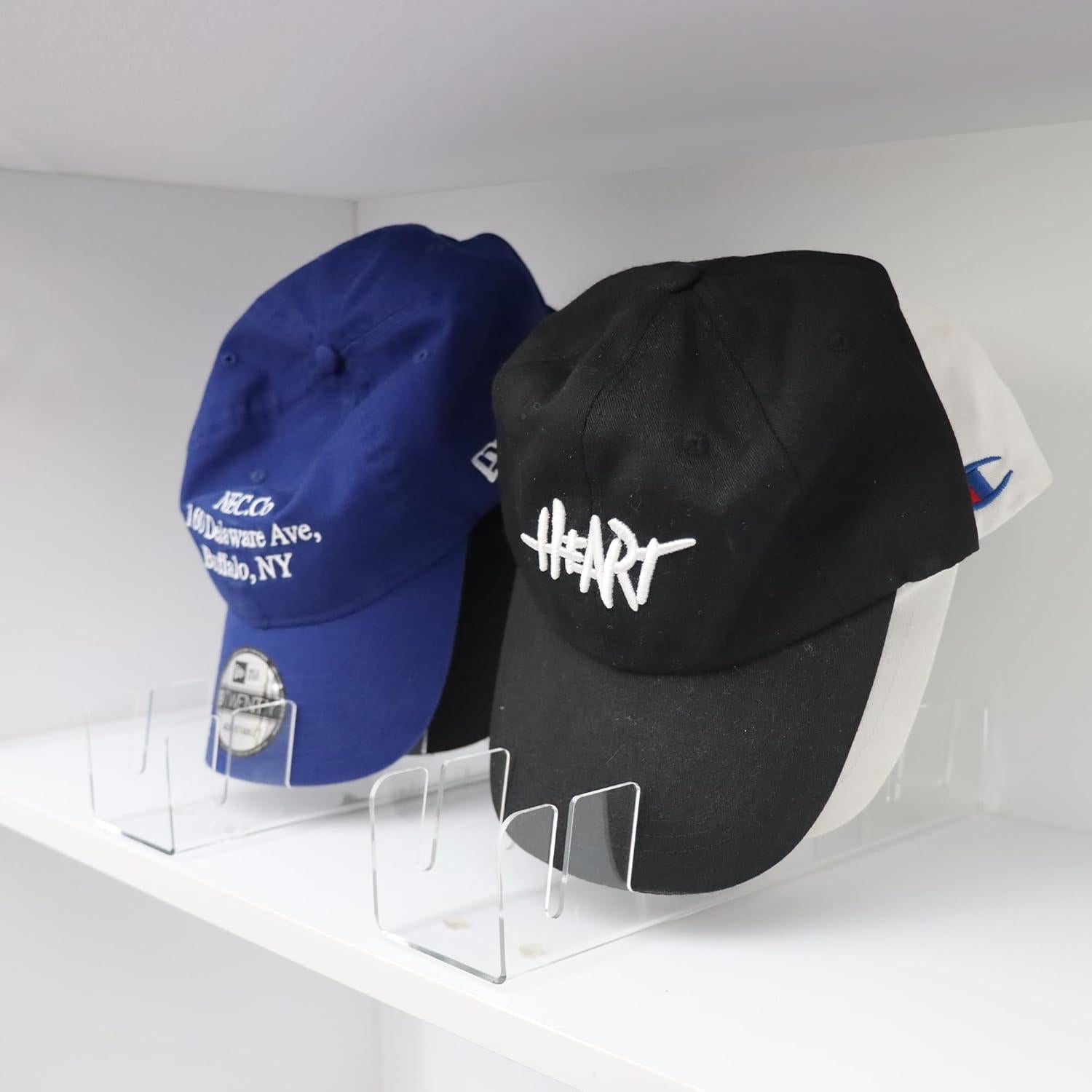 Organizador de Sombreros Acrílico EMOMAS - Paquete de 2