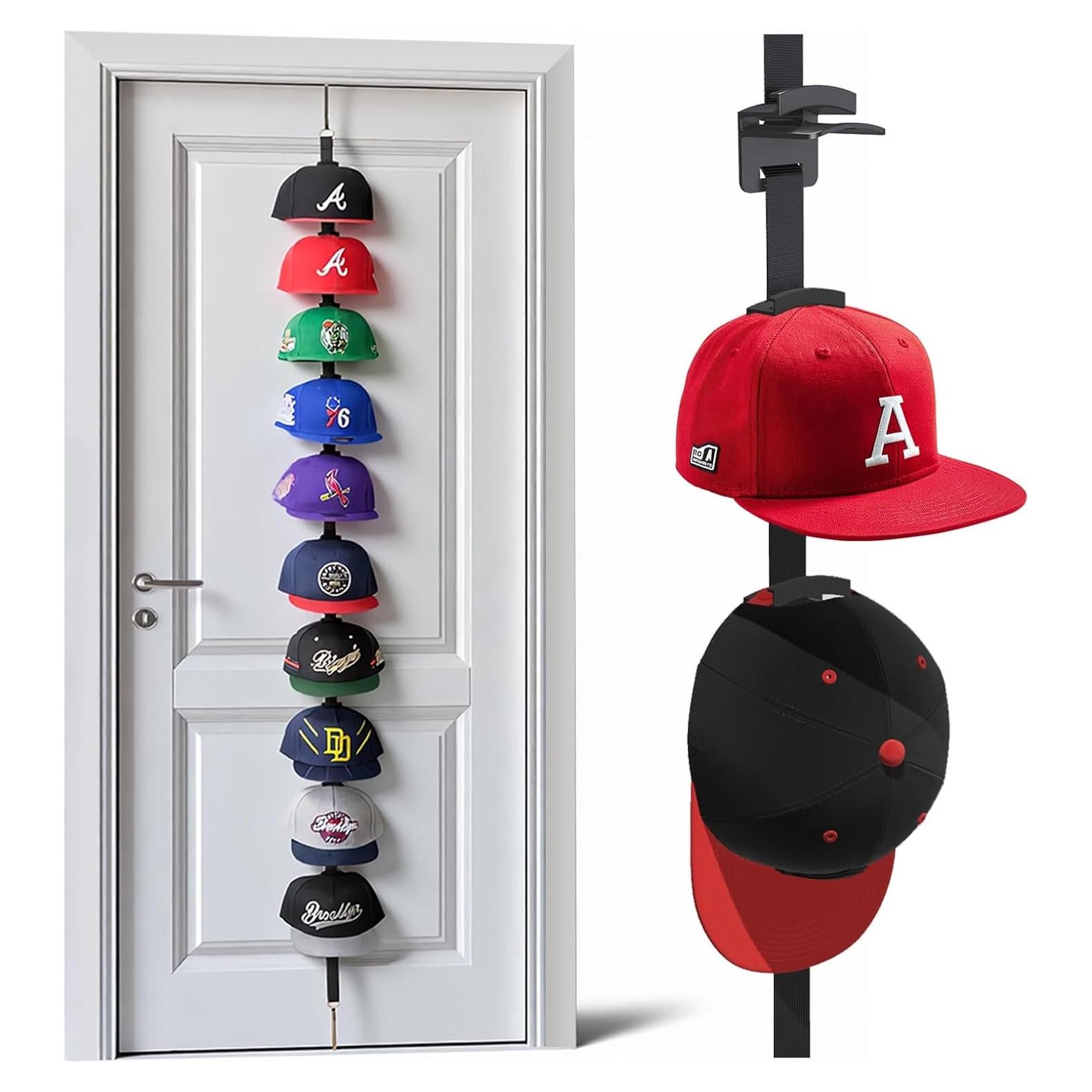 Soporte para Sombreros Aoodaily - Organizador de 10 Ganchos