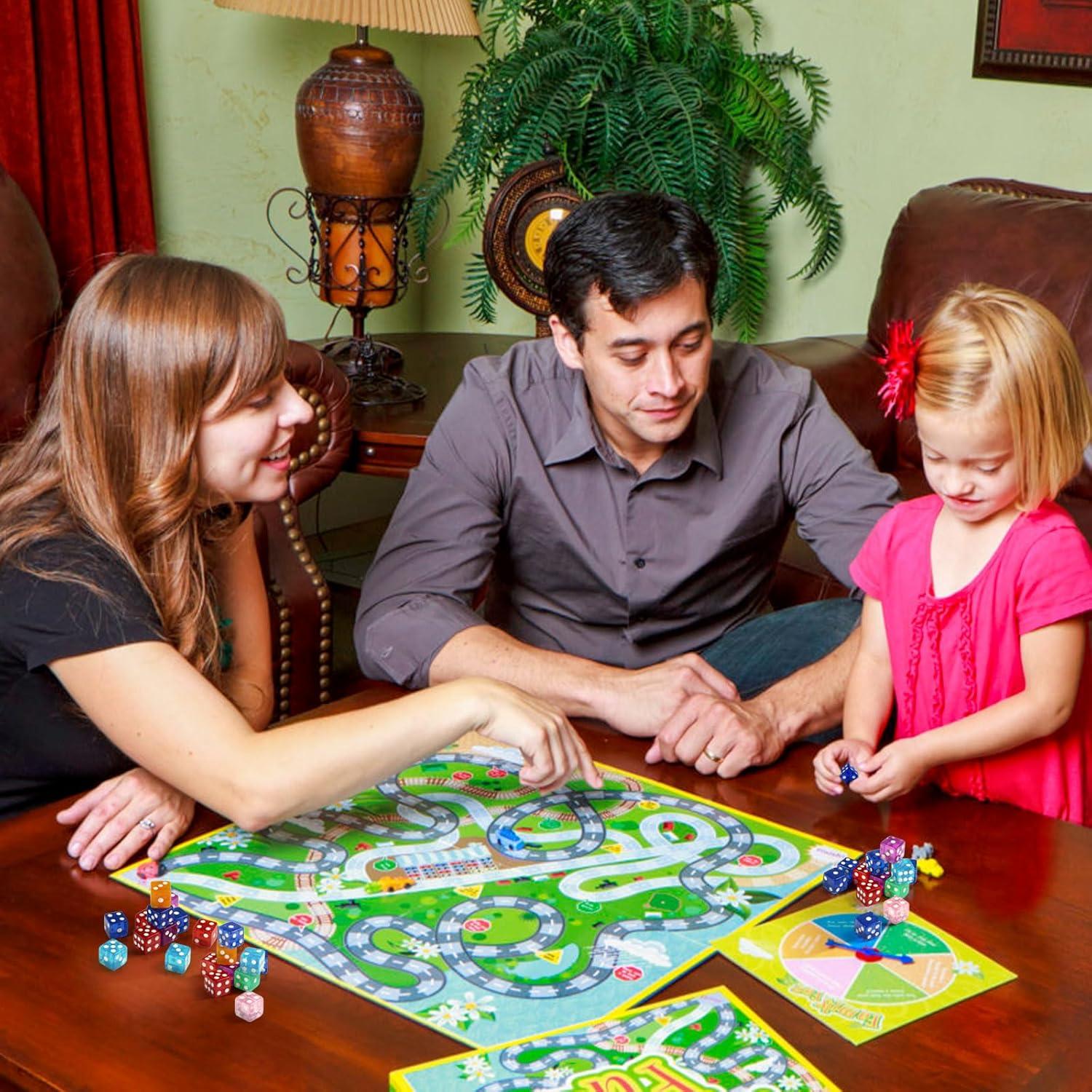 GWHOLE Set de 40 Dados de 6 Caras para Juegos de Mesa