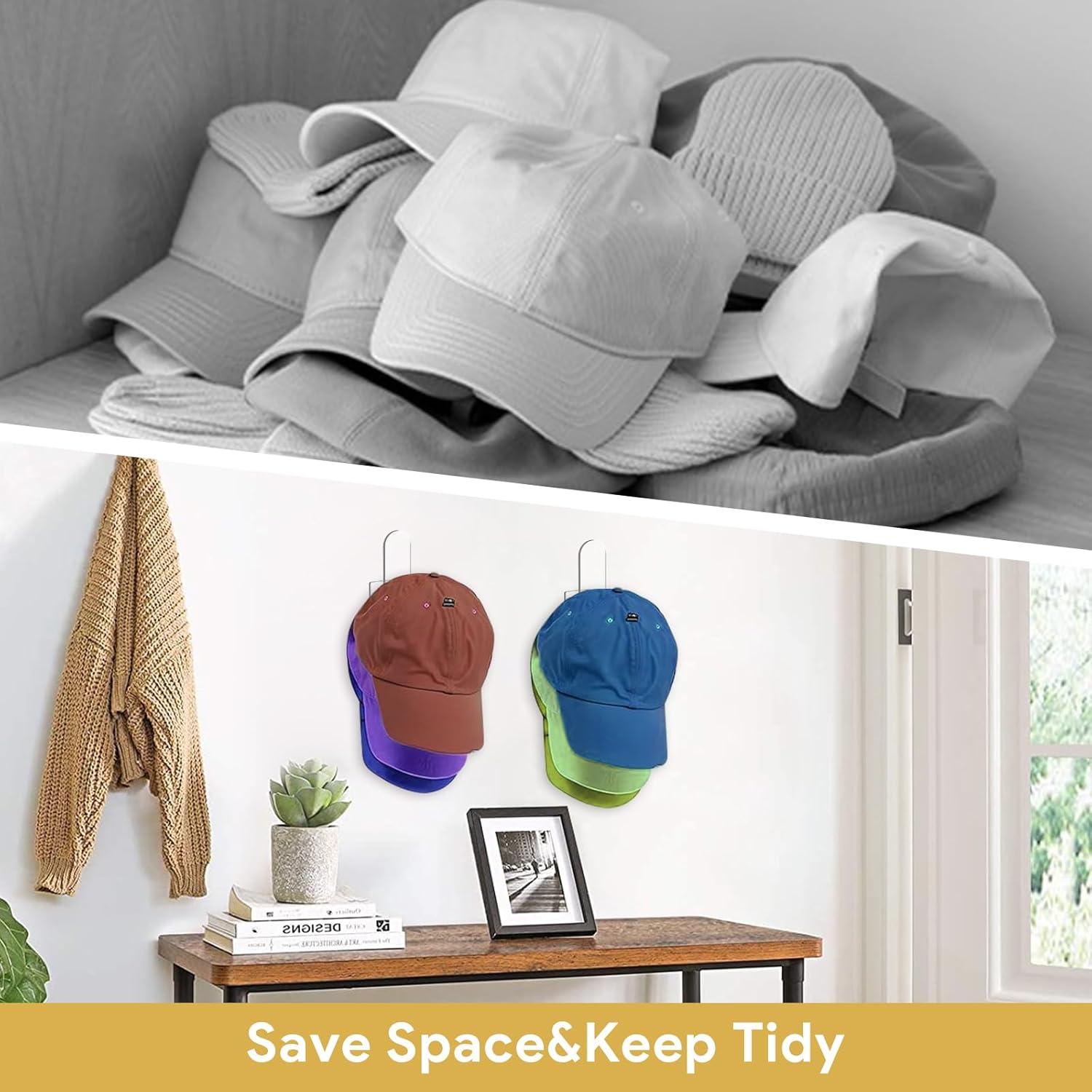 Soporte para Gorras de Béisbol Taimimy 2 Pcs Acrílico Transparente