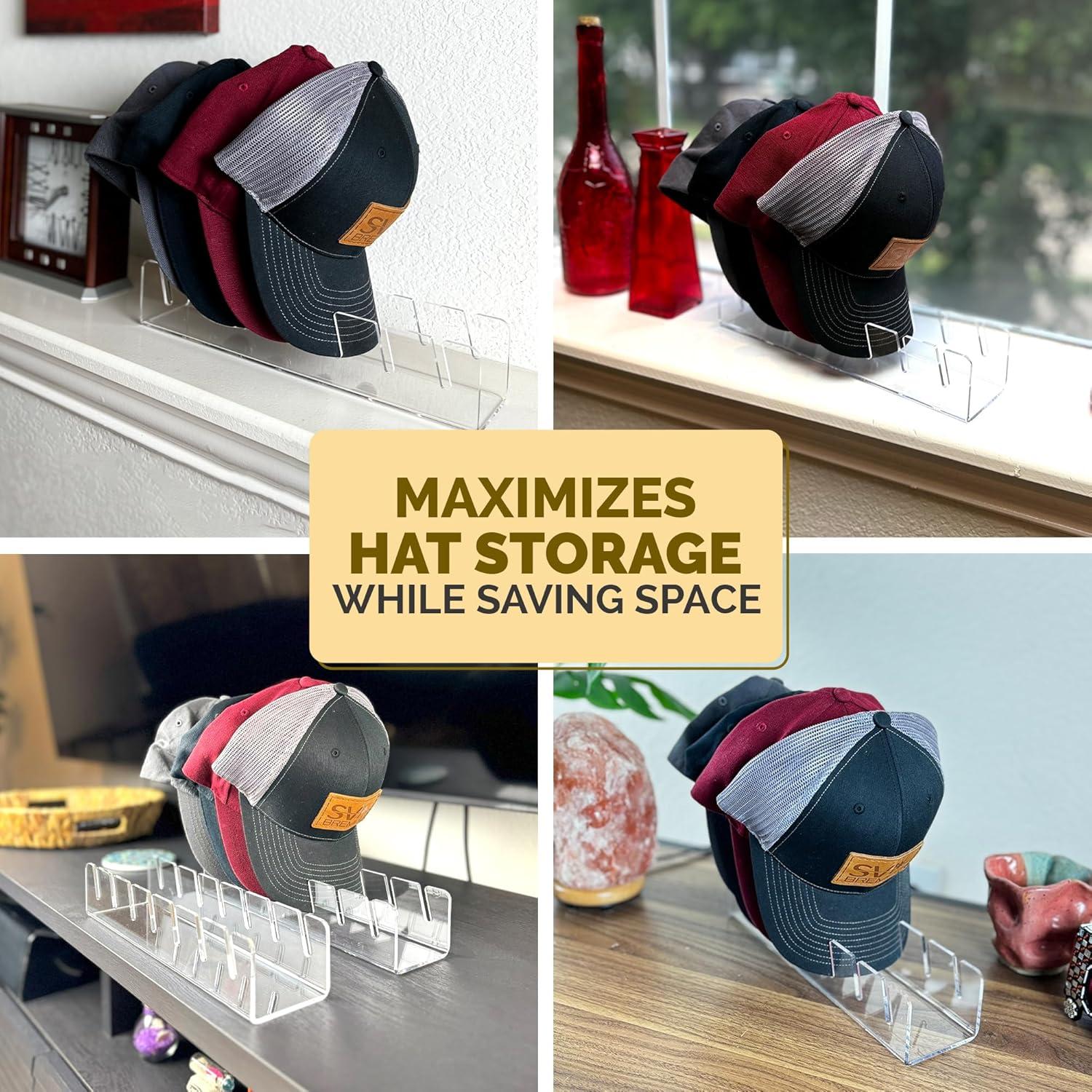 Soporte para Gorras iNNOVANT Acrílico Transparente 2 Piezas