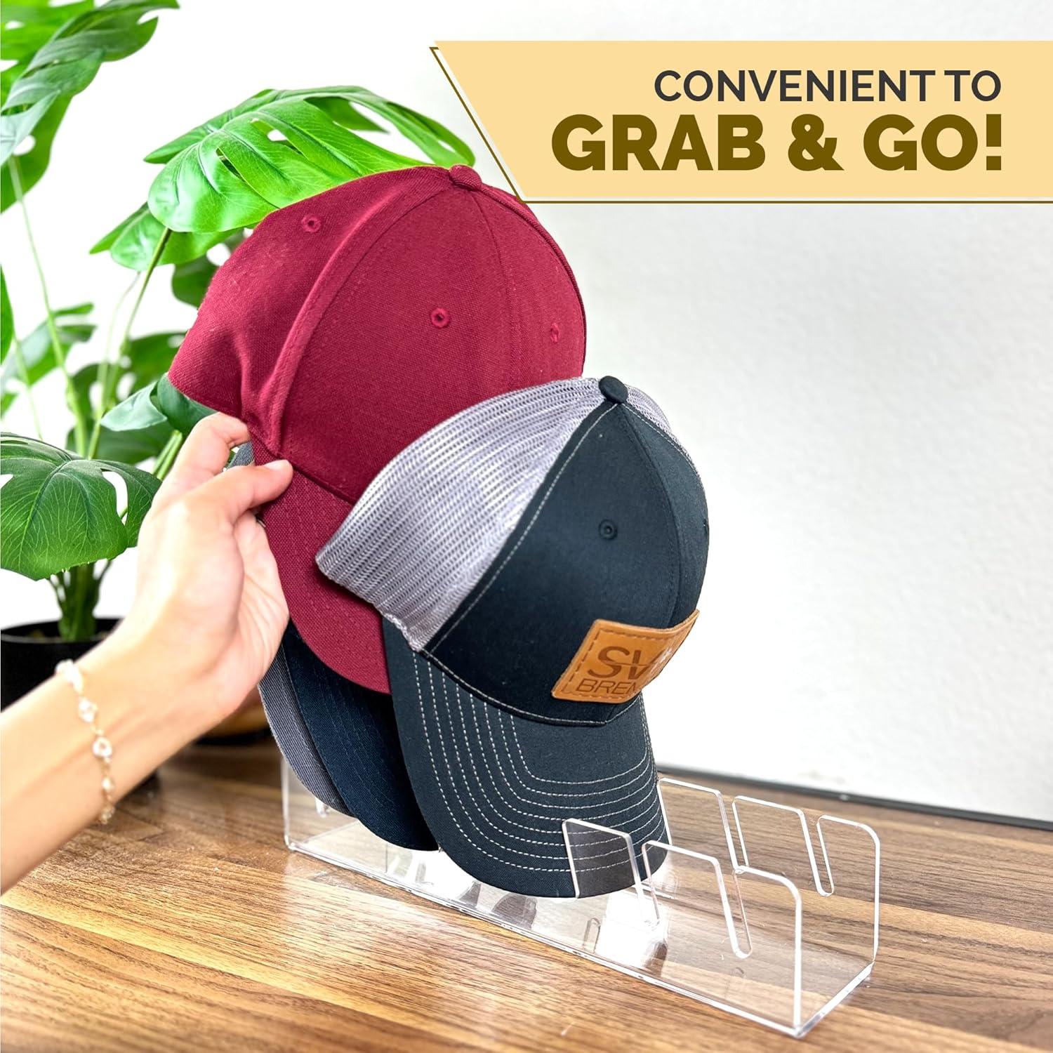 Soporte para Gorras iNNOVANT Acrílico Transparente 2 Piezas