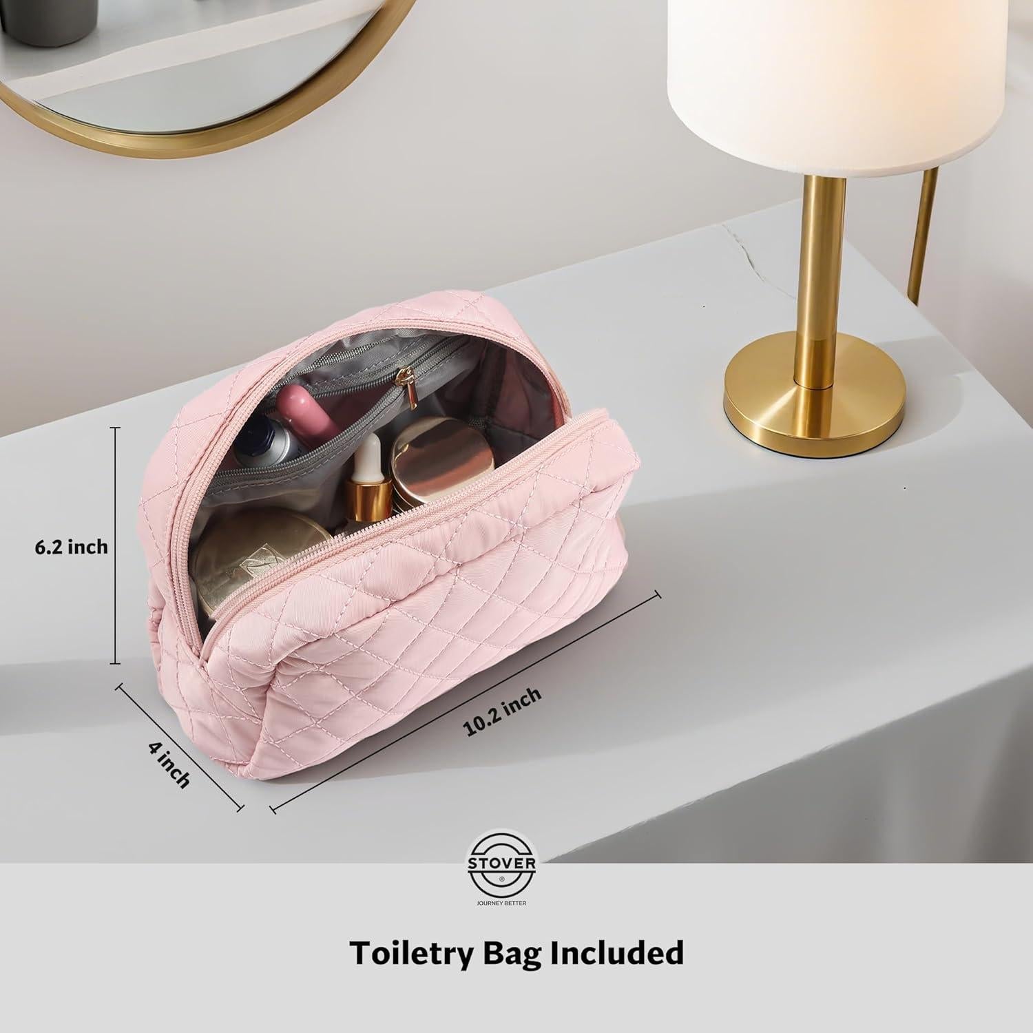 Bolsa de Viaje Convertible STOVER para Ropa - Rosa 2 en 1