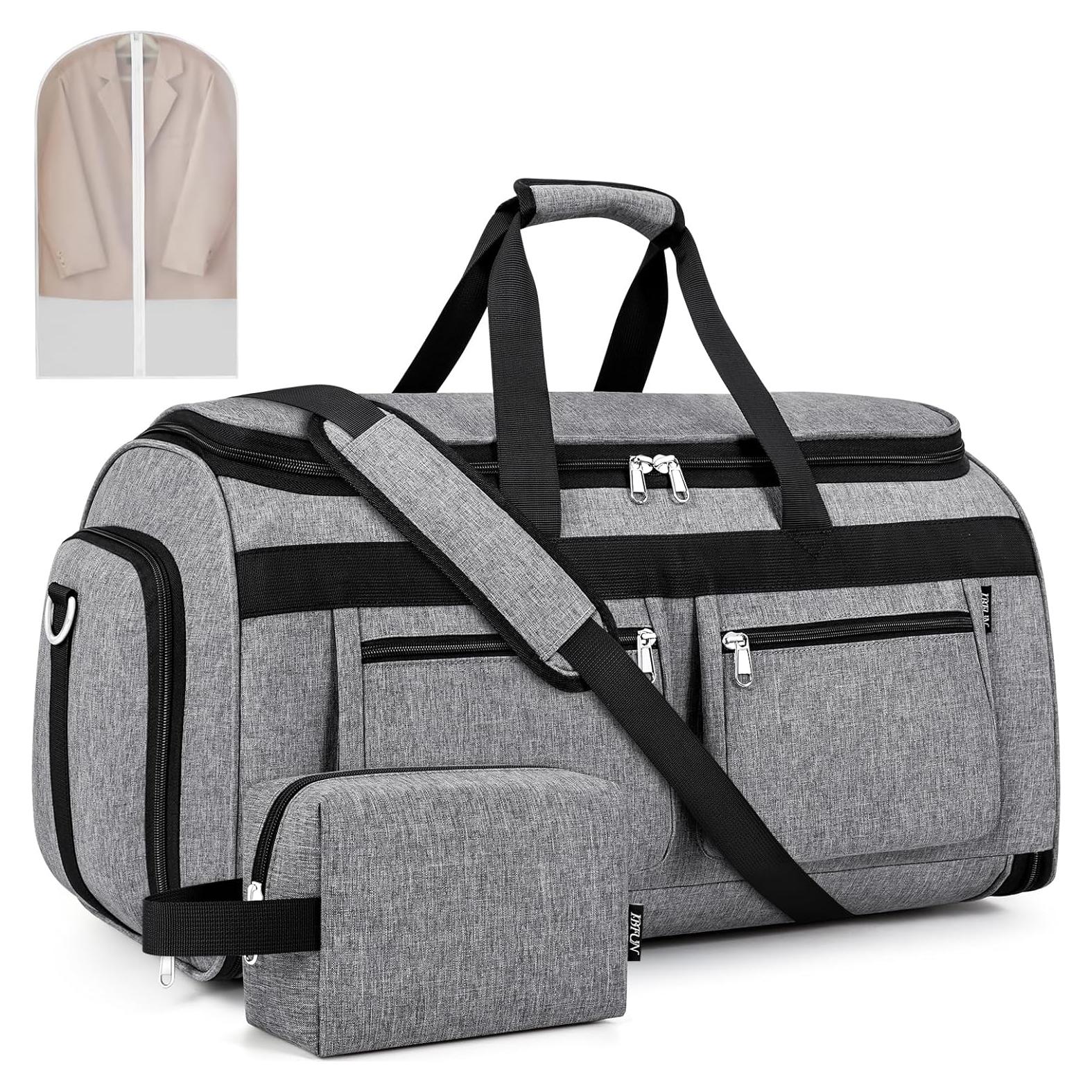 Bolsa de viaje tipo duffel IBFUN 2 en 1 con bolsa de aseo