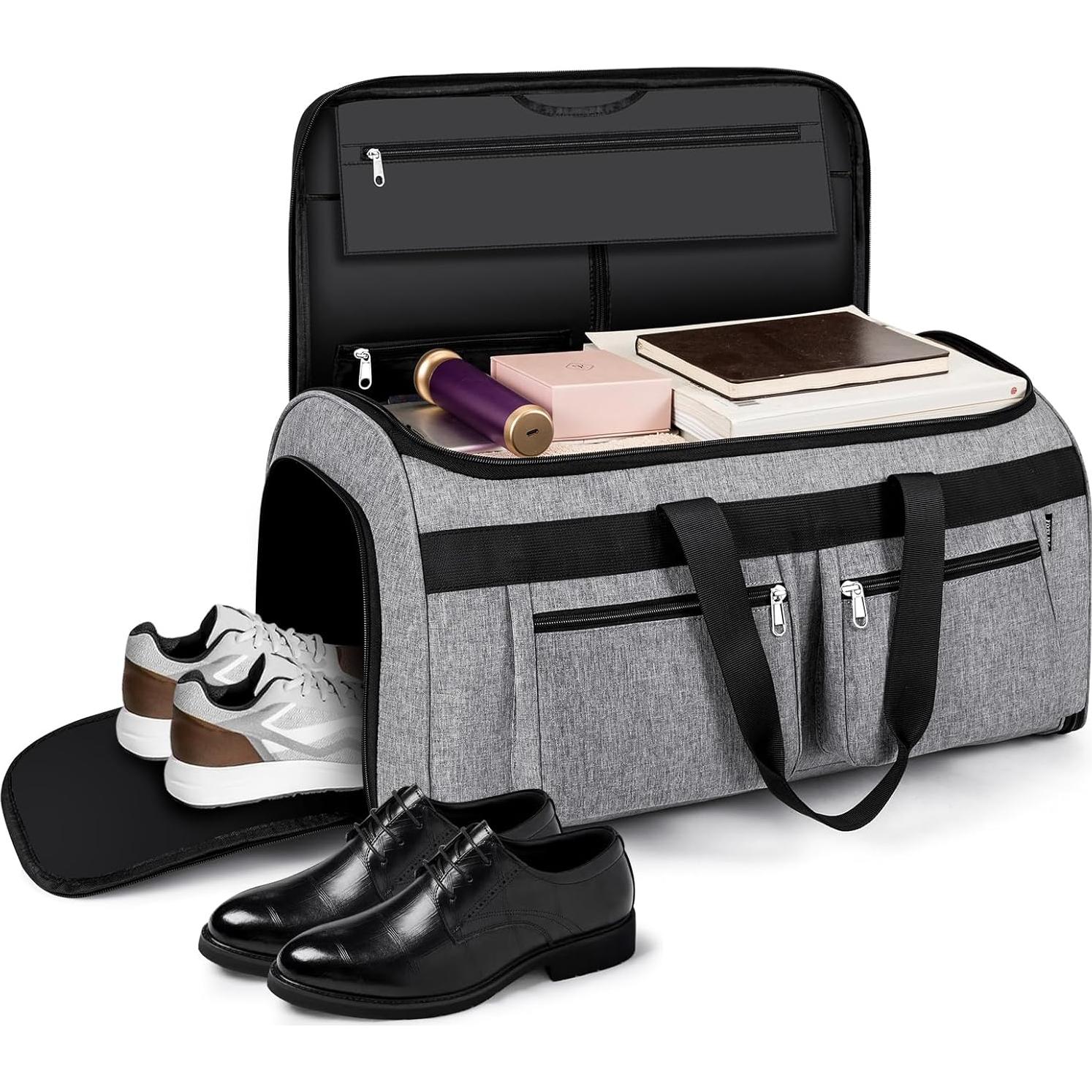 Bolsa de viaje tipo duffel IBFUN 2 en 1 con bolsa de aseo