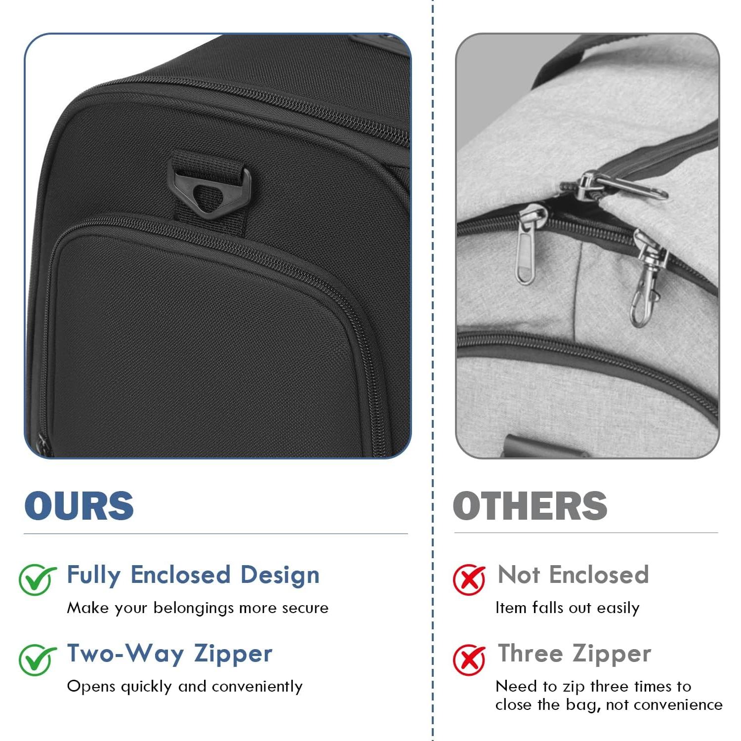 Bolsa Duffle Convertible 2 en 1 HBL01MLA 55L Negro