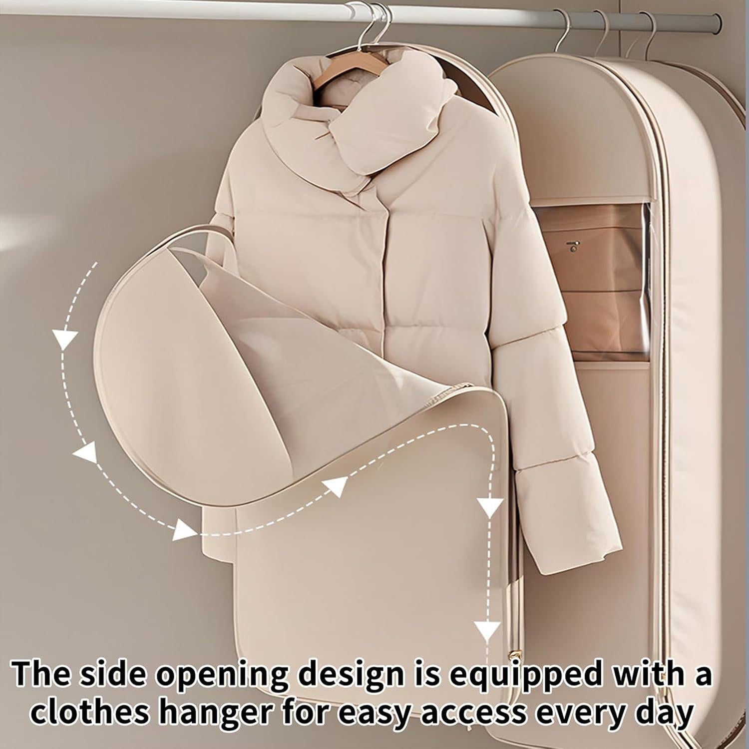 Bolsa de Ropa Colgante CDFUMY XL Rosa 130x58x15 cm