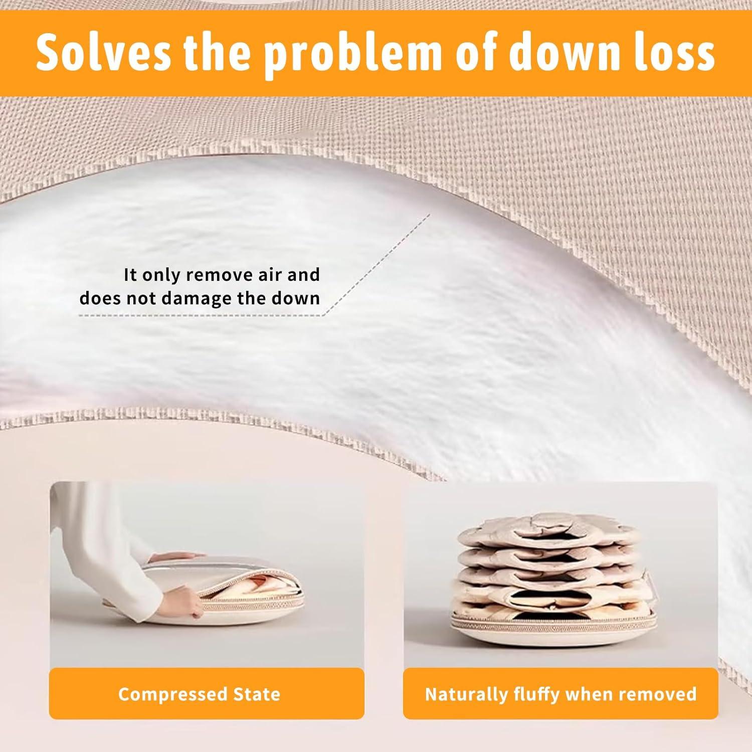 Bolsa Colgante Ahorra Espacio TPILOAW 75.7L Rosa PVC