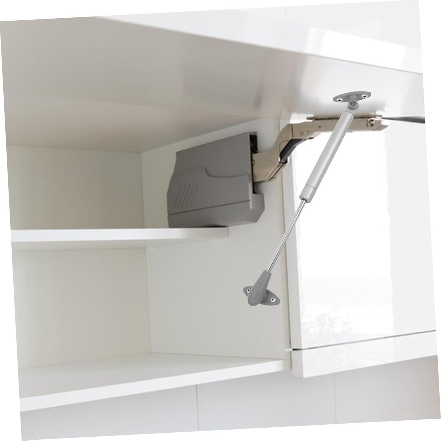 Soporte de Tapa de Gas Hidráulico Vaguelly 28cm Plata