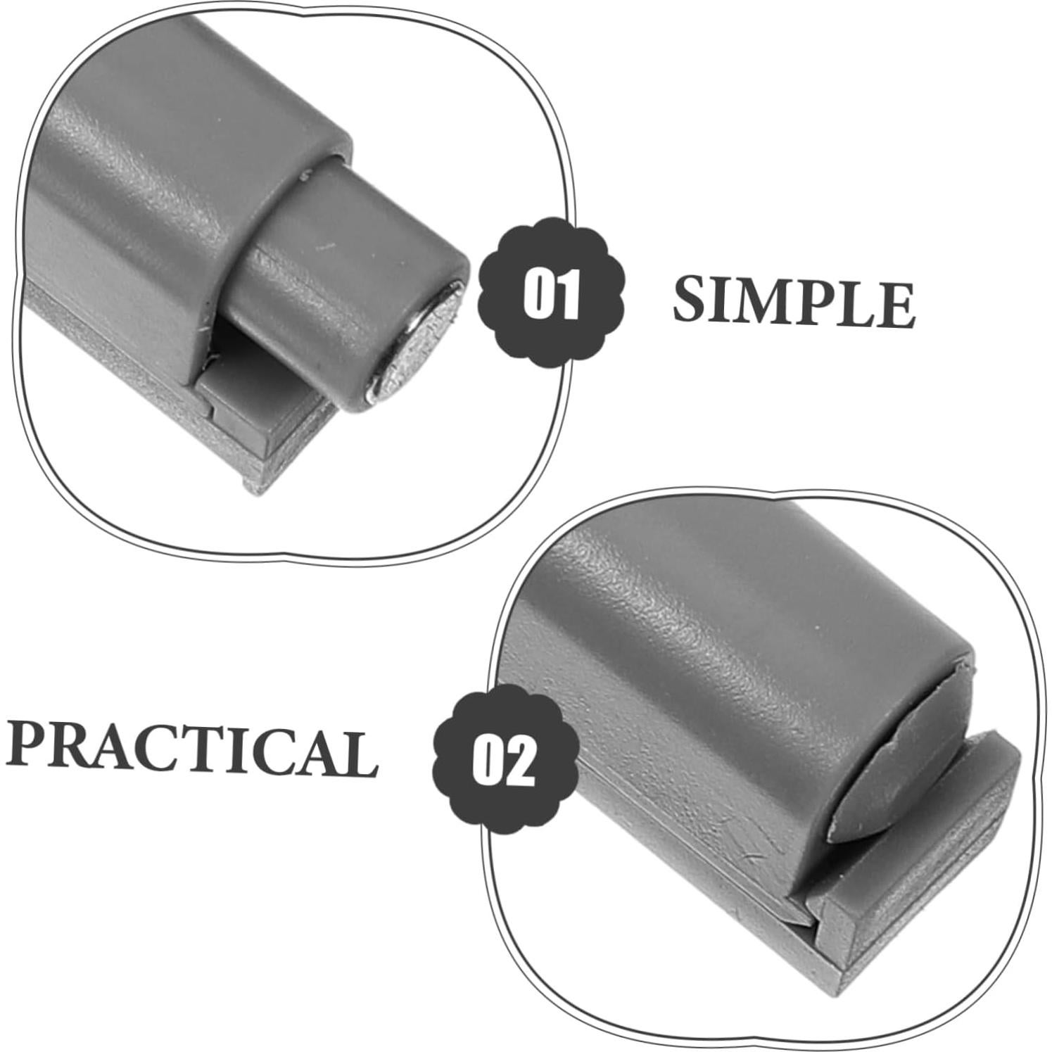 4 Amortiguadores de Cierre Suave OSALADI para Puertas 9x1cm