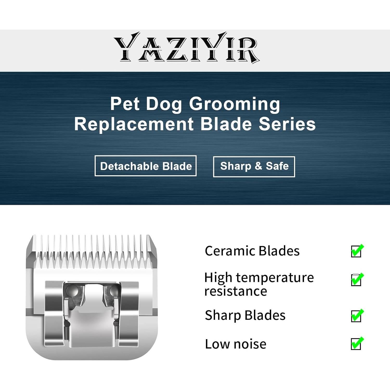 Kit de cuchillas de cerámica 4FC YAZIYIR para mascotas 9.5mm