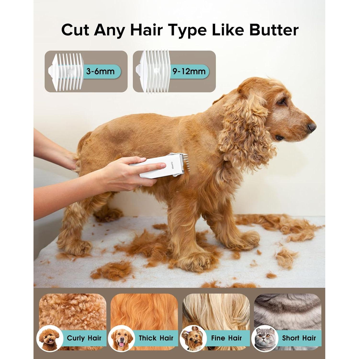 Cortadora de Pelo Inalámbrica Marvljojo para Perros y Gatos