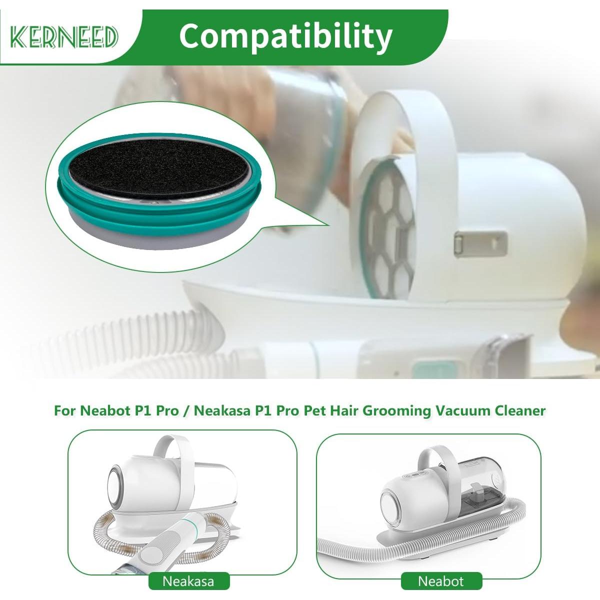 Filtros HEPA Kerneed para Aspiradora Neakasa Neabot P1 Pro (3 Filtros + 7 Esponjas)