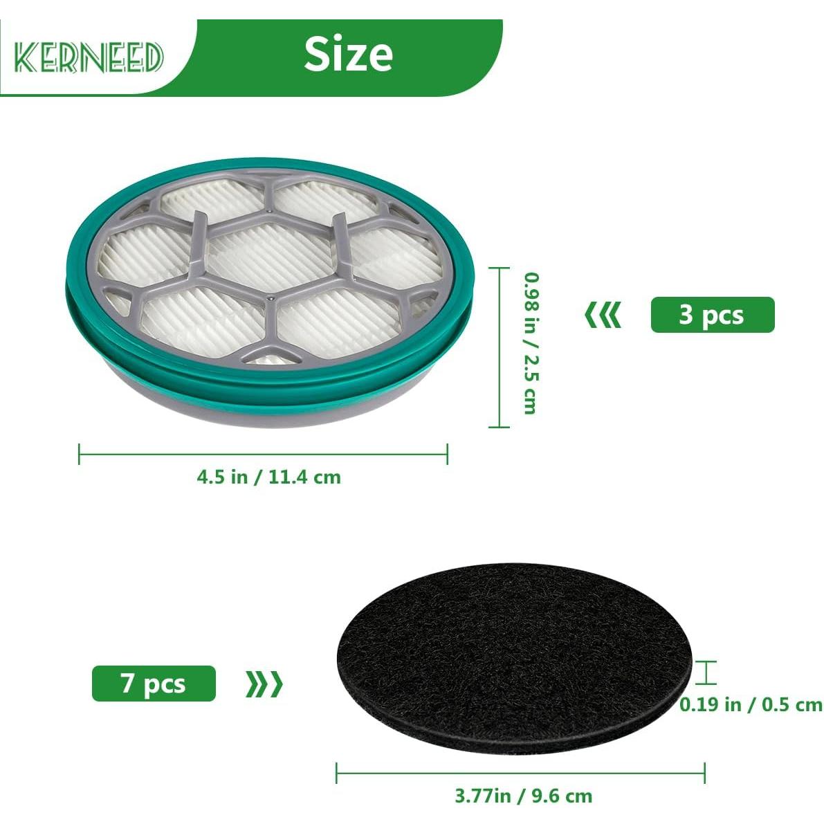 Filtros HEPA Kerneed para Aspiradora Neakasa Neabot P1 Pro (3 Filtros + 7 Esponjas)
