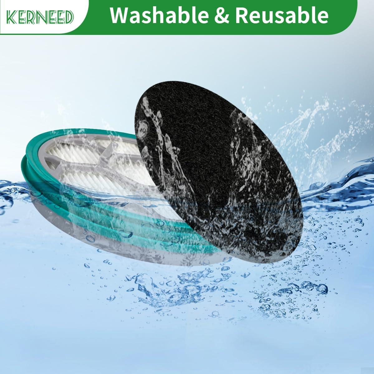 Filtros HEPA Kerneed para Aspiradora Neakasa Neabot P1 Pro (3 Filtros + 7 Esponjas)