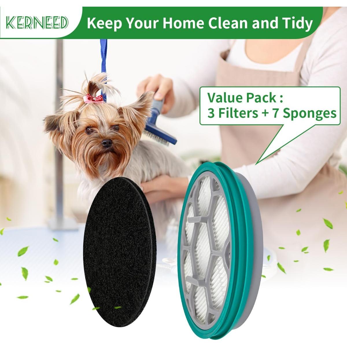 Filtros HEPA Kerneed para Aspiradora Neakasa Neabot P1 Pro (3 Filtros + 7 Esponjas)