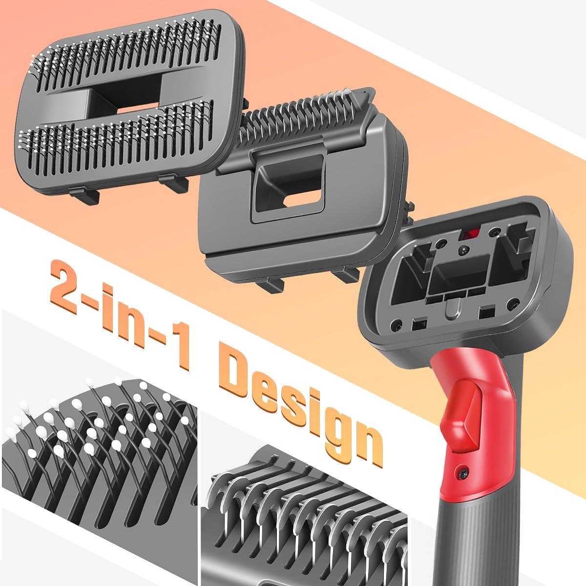 Cepillo Aspirador 2 en 1 FUNTECK para Perros Compatible Dyson