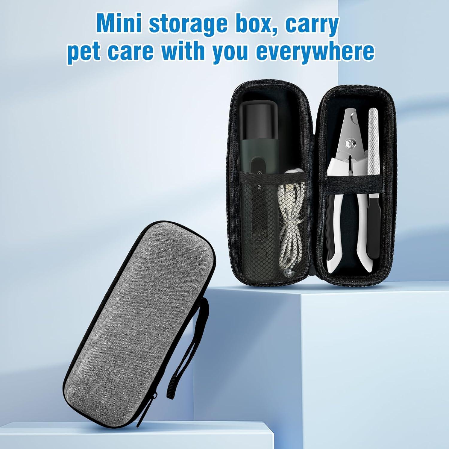 Cortador de Uñas Eléctrico Barkitty Verde 7 Velocidades para Perros