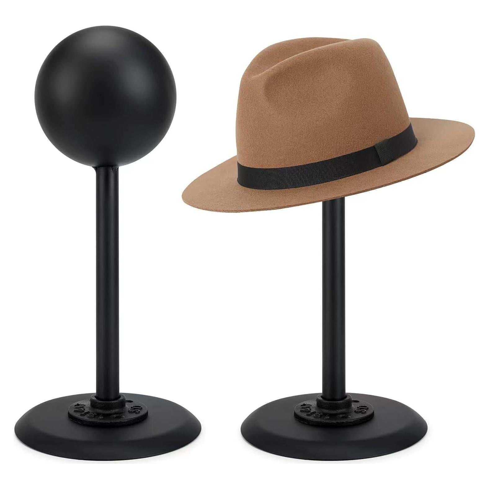 Soporte para Sombreros XIAO PEI Metal Negro Removible 33 cm