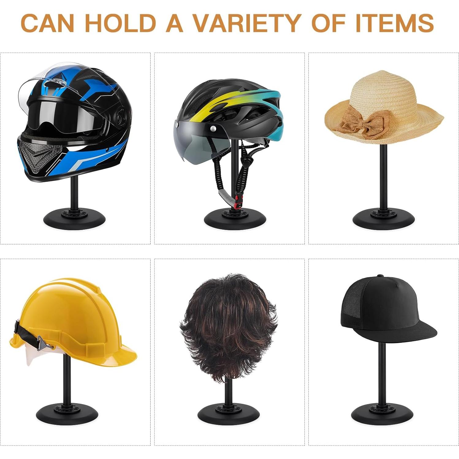 Soporte para Sombreros XIAO PEI Metal Negro Removible 33 cm