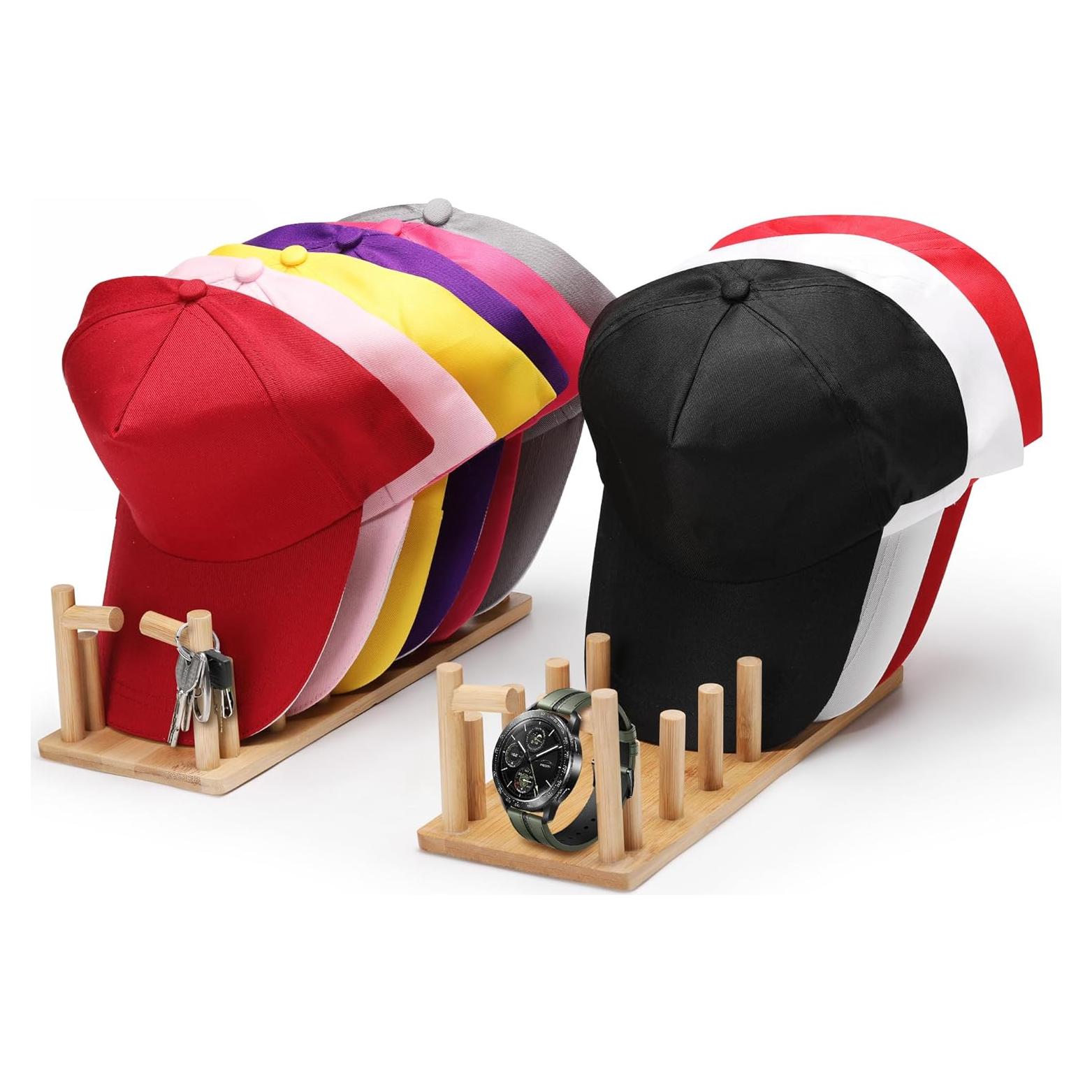 Organizador de Sombreros de Bambú ZhiYo-Life para 18 Gorras