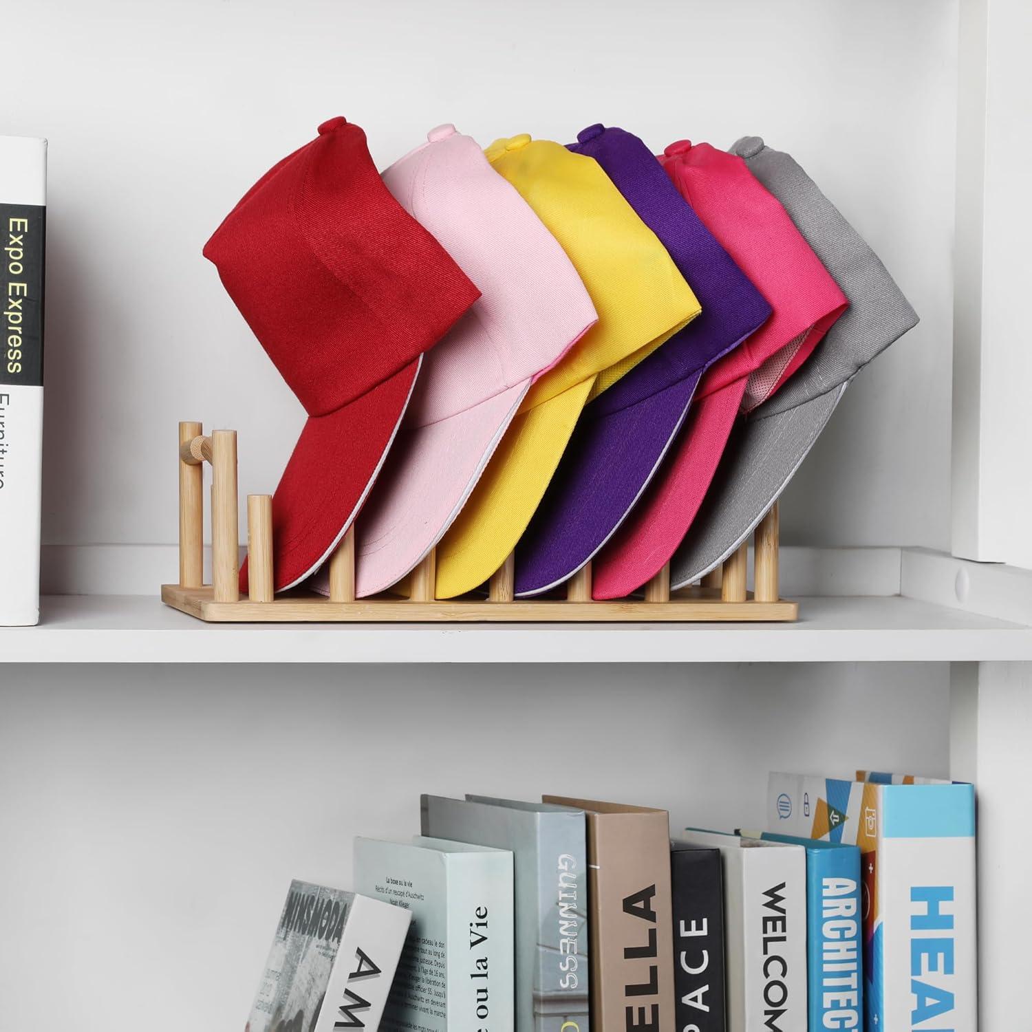 Organizador de Sombreros de Bambú ZhiYo-Life para 18 Gorras