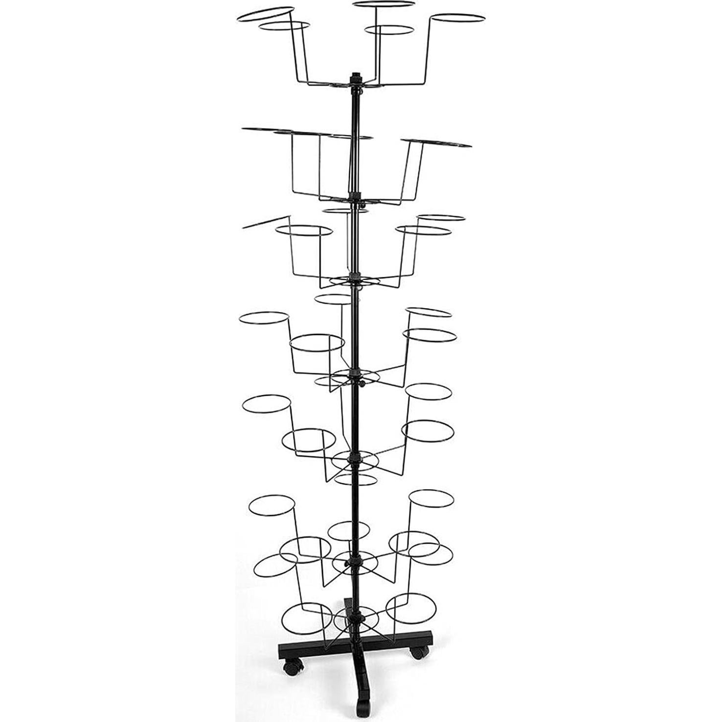 Soporte para Sombreros LOYALHEARTDY Ajustable 7 Niveles Negro