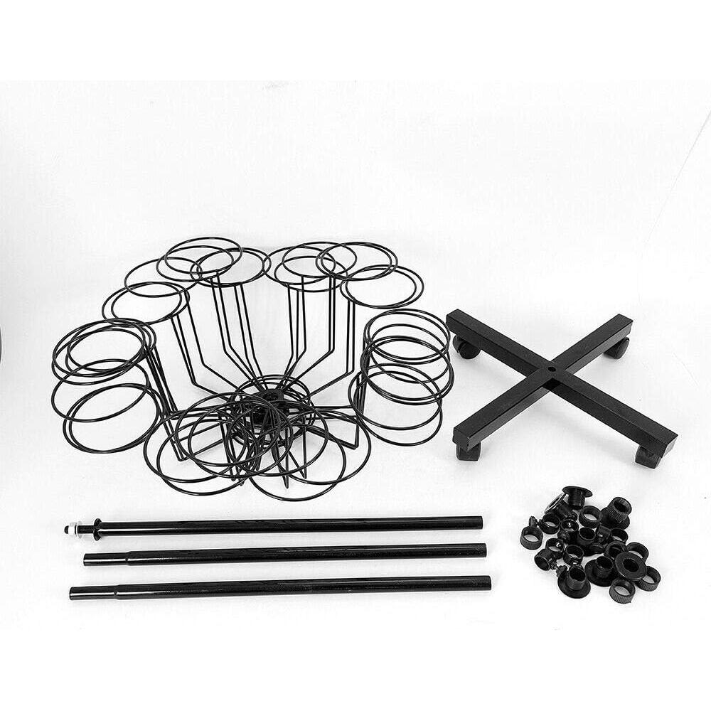 Soporte para Sombreros LOYALHEARTDY Ajustable 7 Niveles Negro