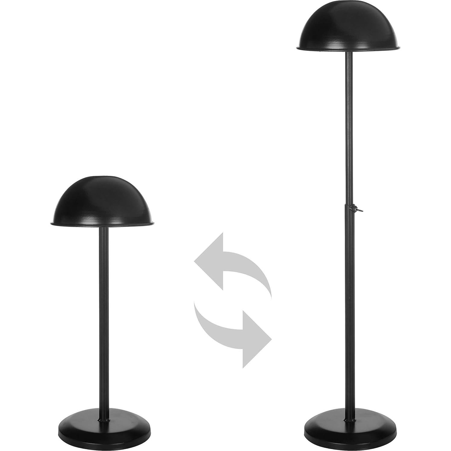 Soporte Ajustable para Sombreros y Pelucas MyGift Negro