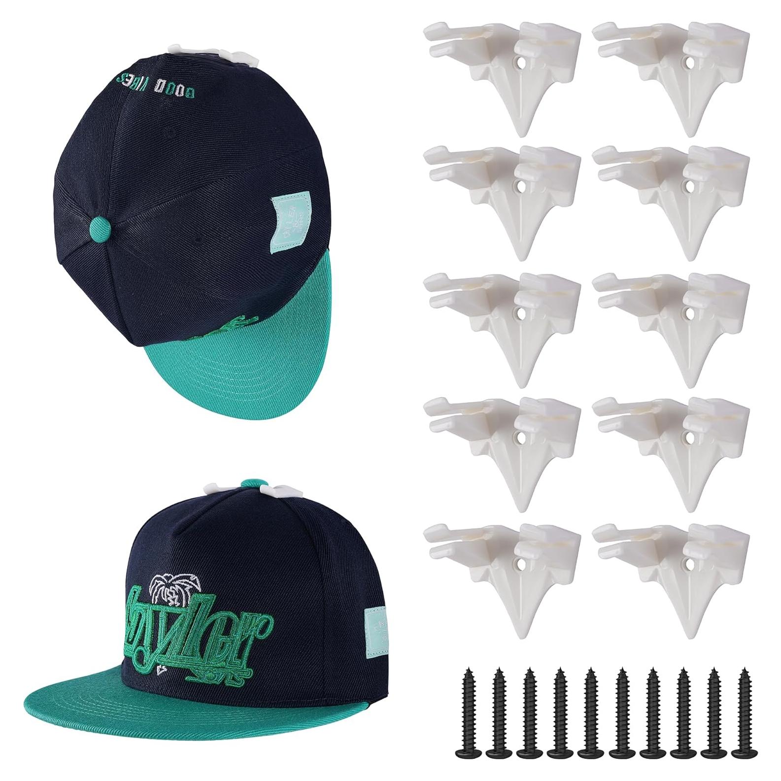 Ganchos Adhesivos para Sombreros Hula Home - Paquete de 10