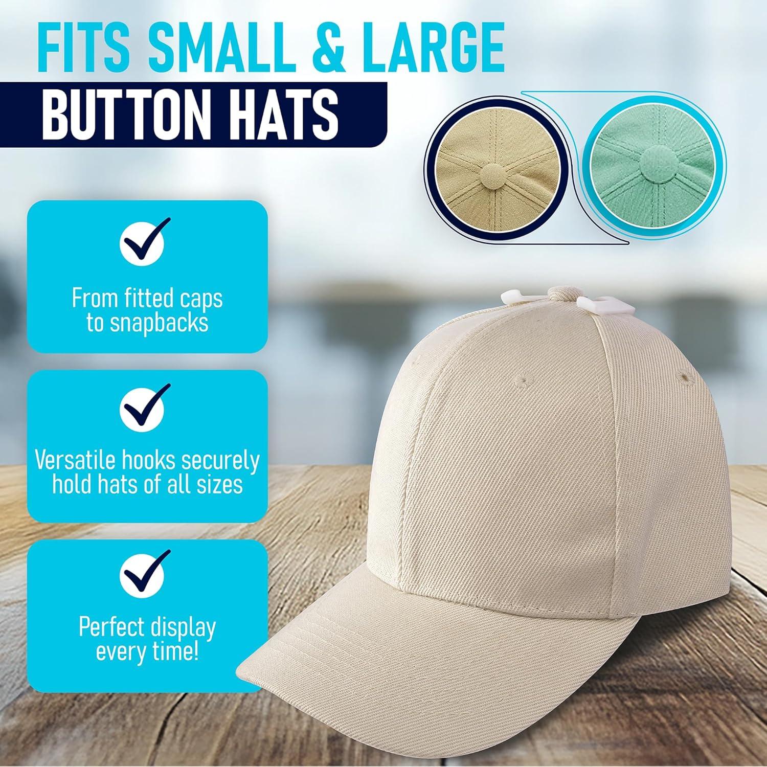 Ganchos Adhesivos para Sombreros Hula Home - Paquete de 10