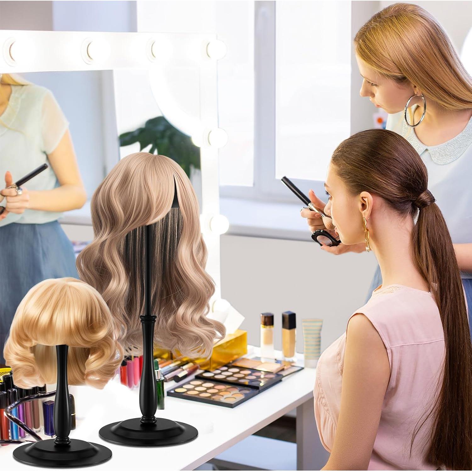 Juego de 4 Soportes de Sombreros Metálicos Ajustables Shimeyao