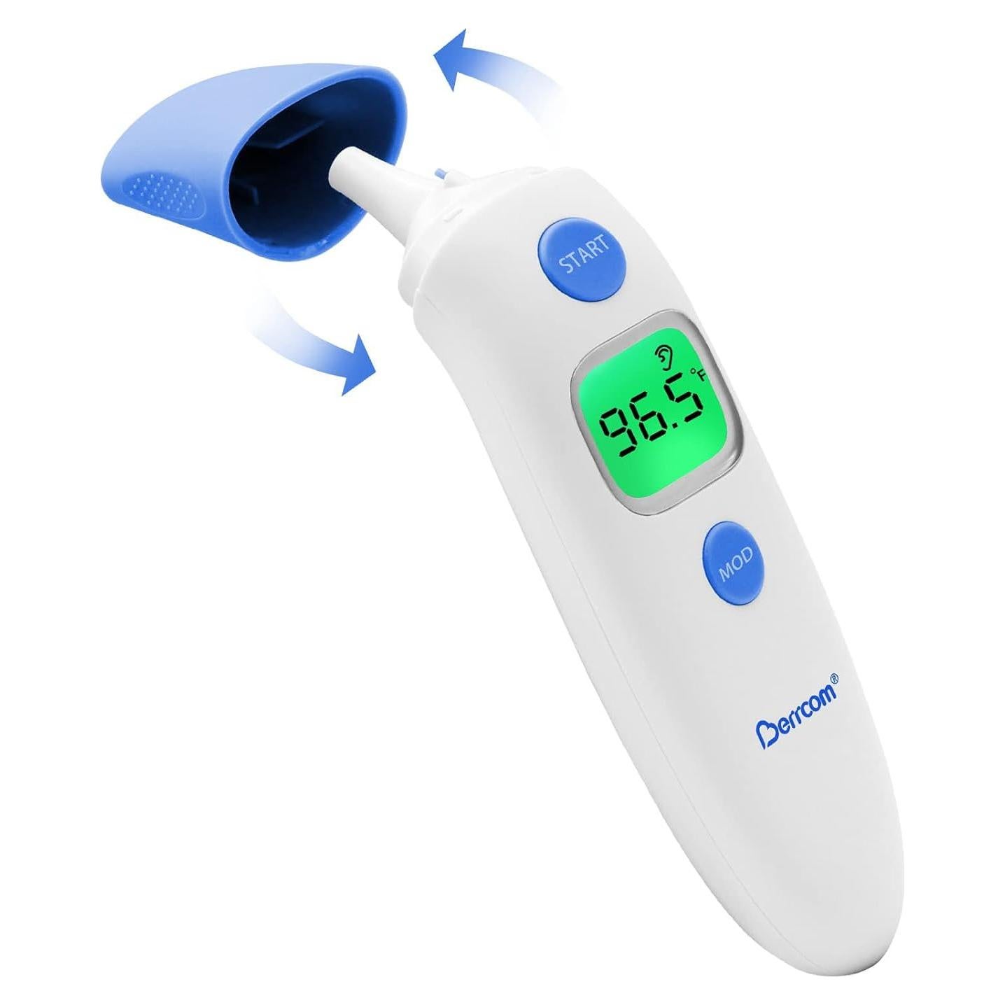 Termómetro Digital Infrarrojo Berrcom ET003 3 en 1 con Alerta de Fiebre