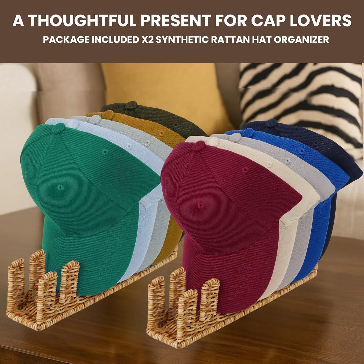 Organizador de Sombreros Cantalop - Rattan Sintético 2-Pack