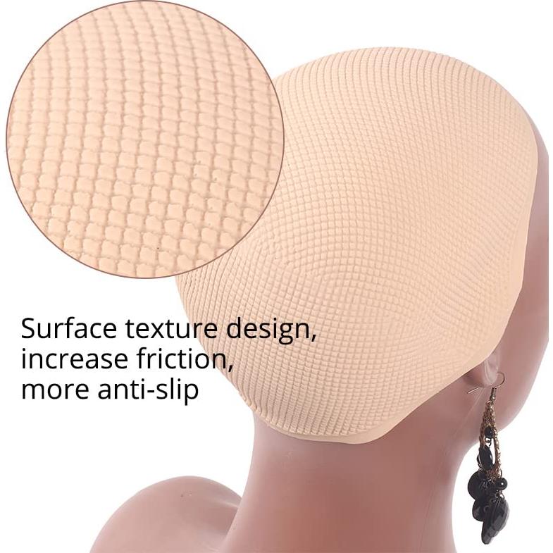 Gorro de Silicona Antideslizante Beige para Pelucas - Ecojunmi