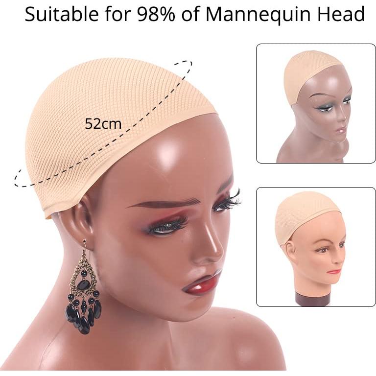 Gorro de Silicona Antideslizante Beige para Pelucas - Ecojunmi