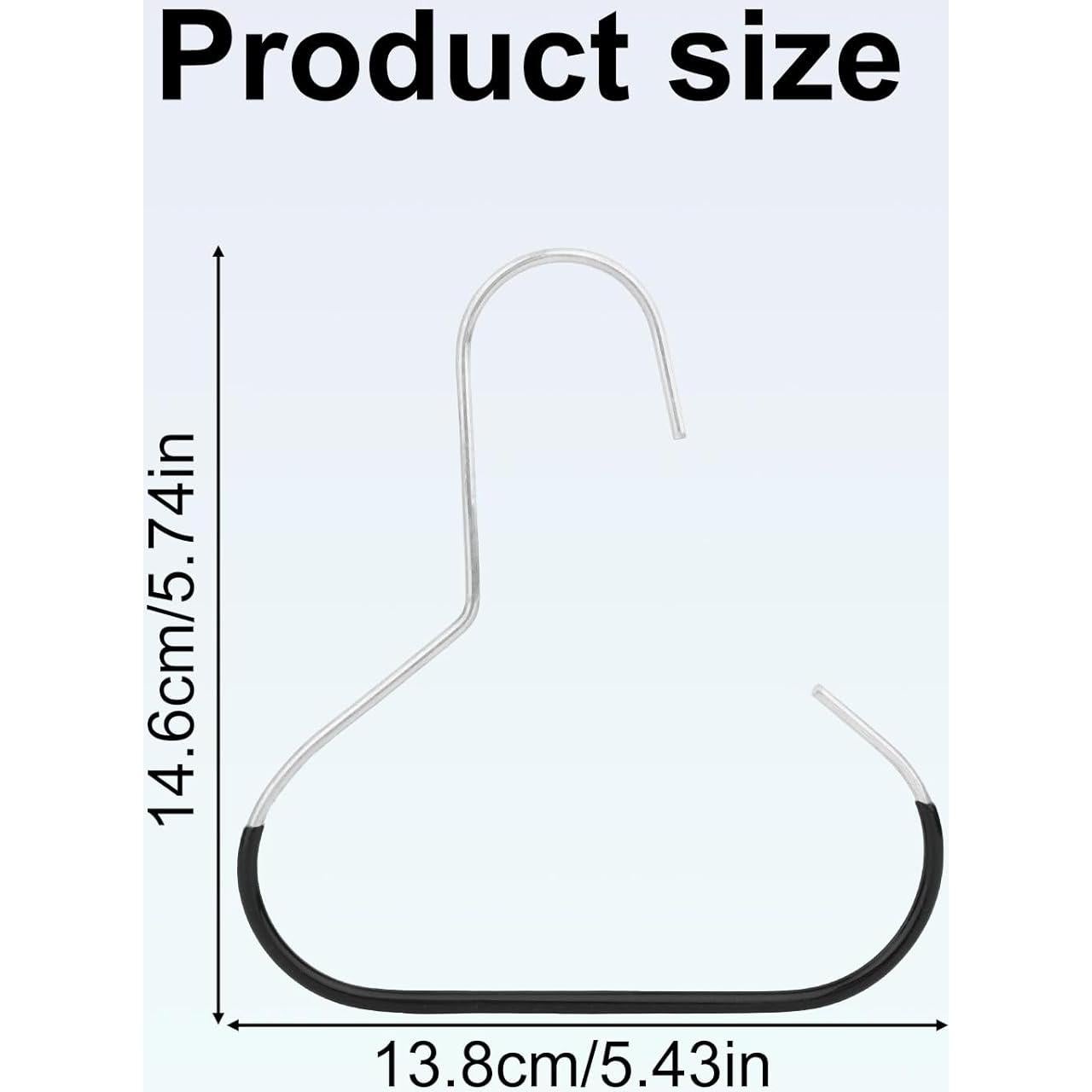 Organizador de Sombreros 2pcs Lasuroa Acero Inoxidable Negro