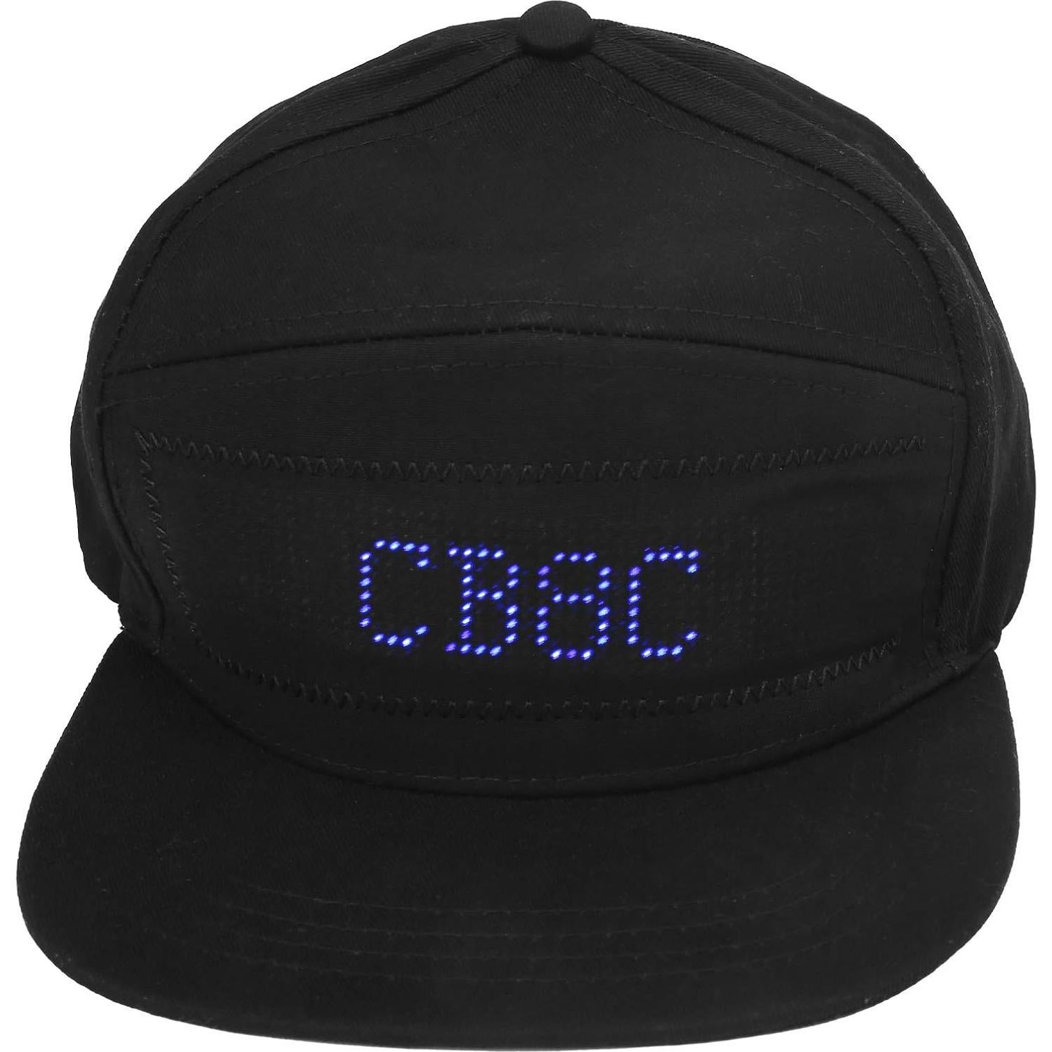 Gorra LED Recargable SUNGOOYUE con Pantalla Editable Bluetooth