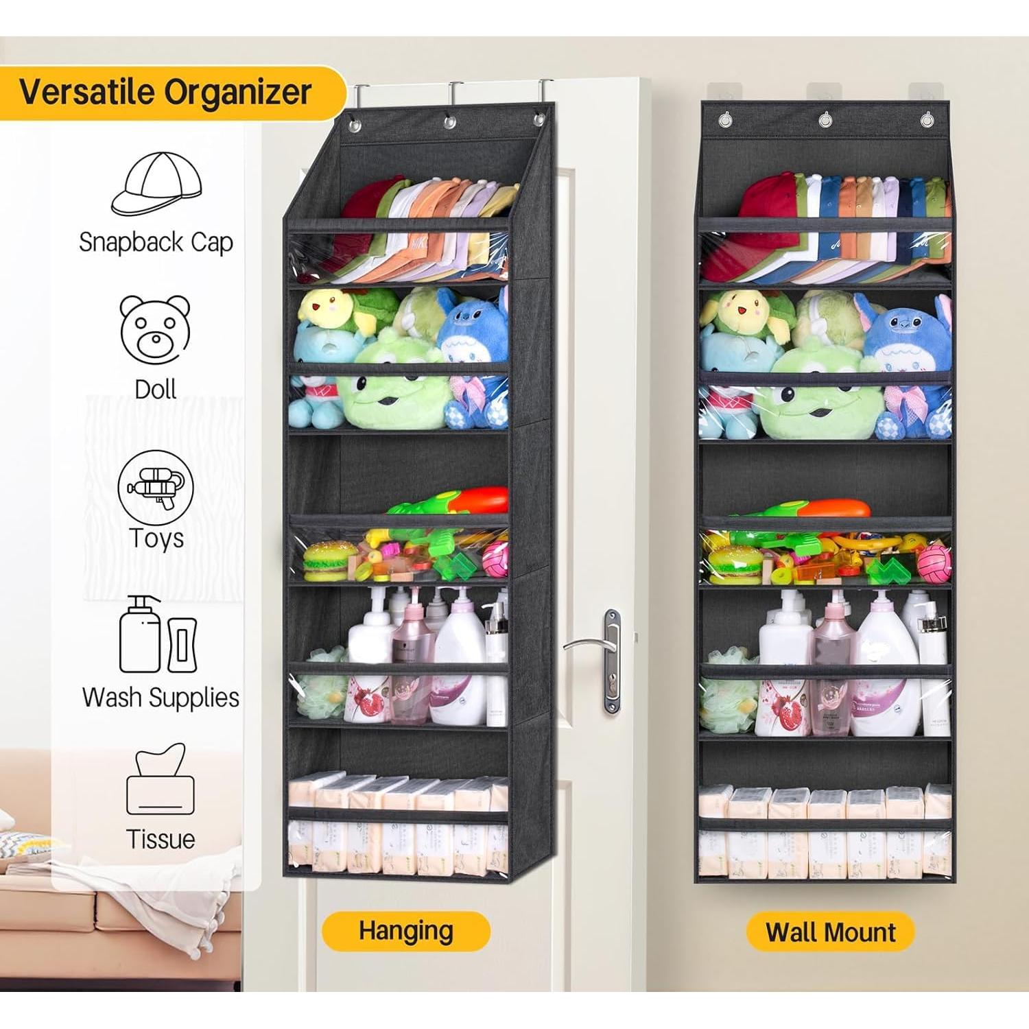 Perchero Organizador de Gorras SLEEPING LAMB Negro 60 Gorras